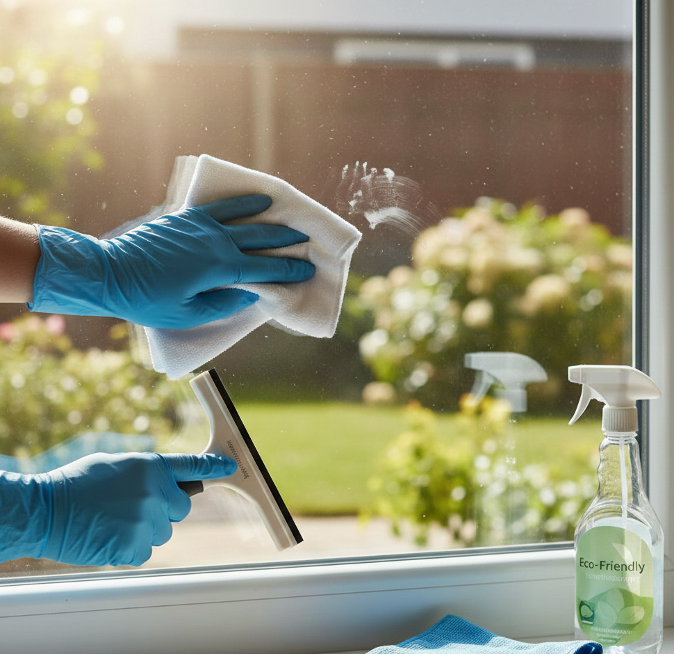 2. Interior Glass Cleaning