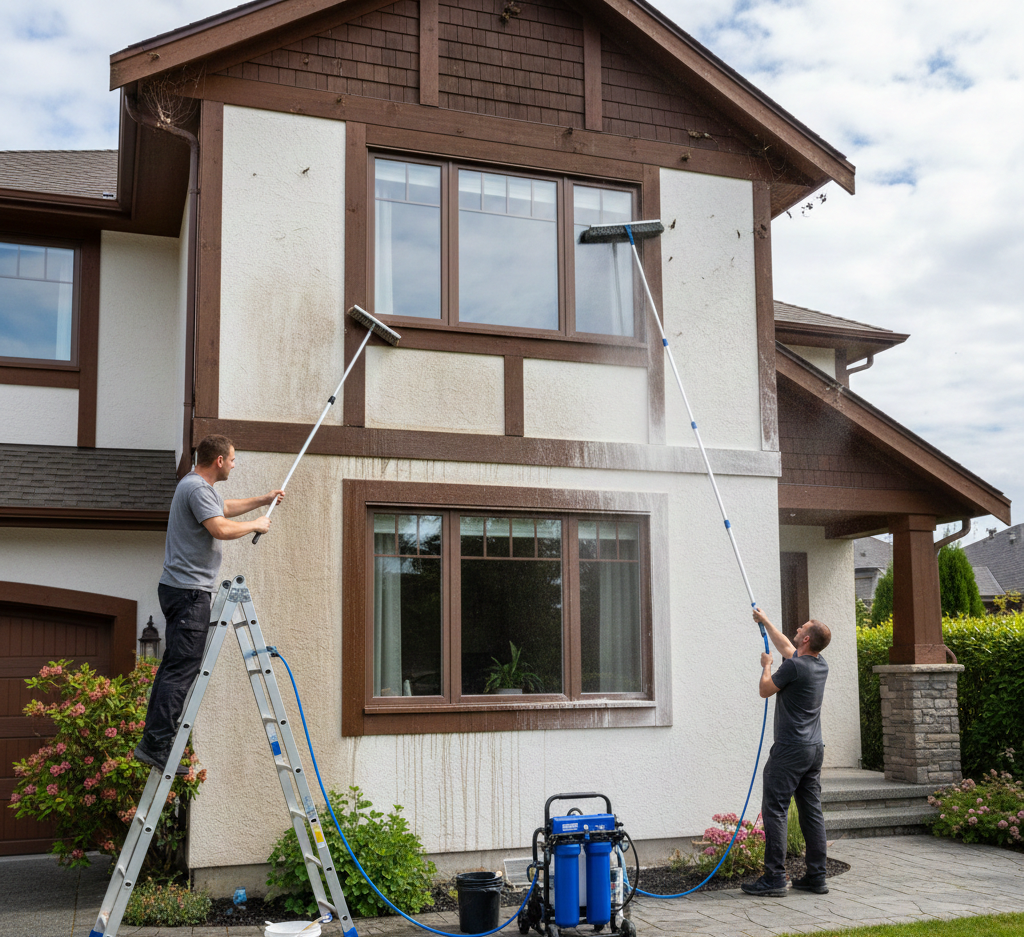 1. Exterior Window Washing